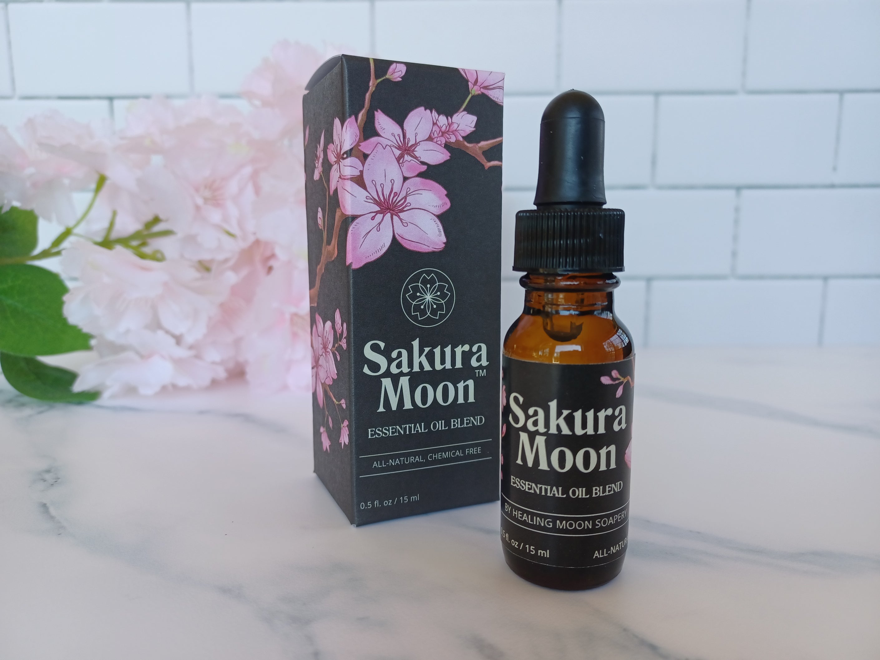 Sakura Moon (Japanese Cherry Blossom) Essential Oil Blend — Healing