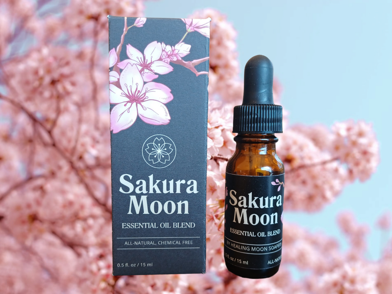 Sakura Moon (Japanese Cherry Blossom) Essential Oil Blend — Healing